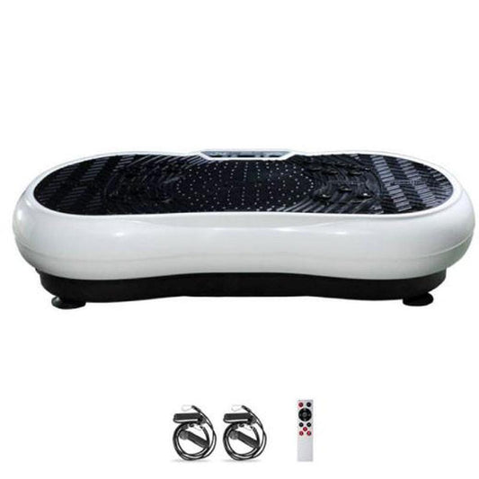 Social Hike White Vibration Machine Platform - Exercise Plate Whole Body Workout