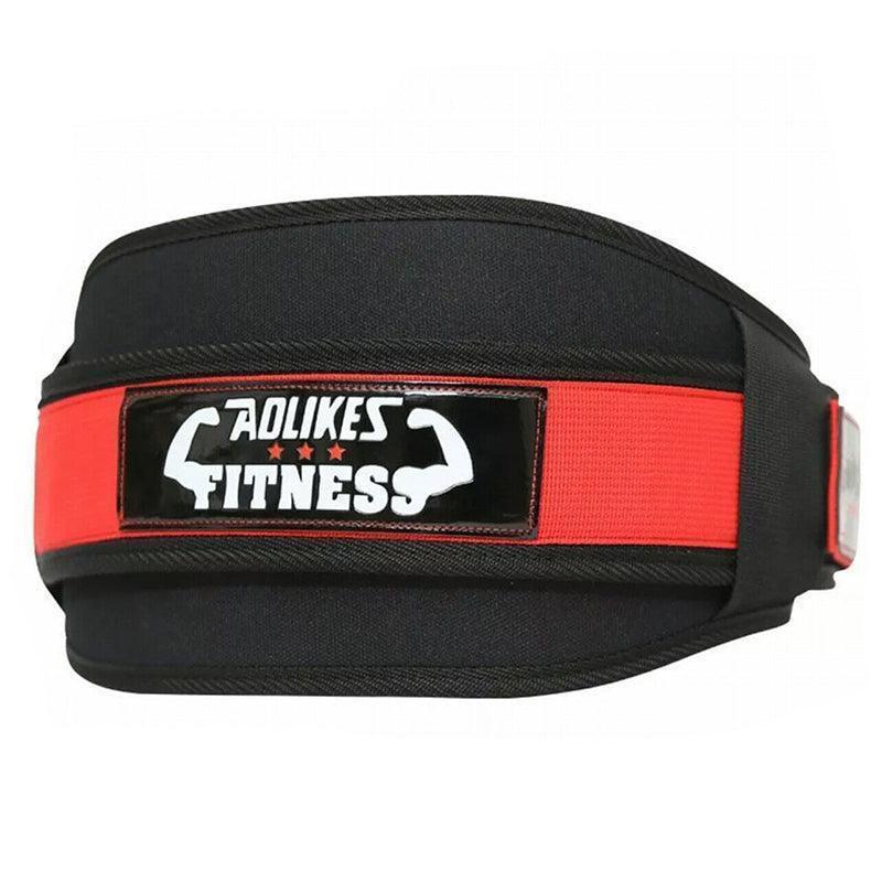 Fitness Weight Lifting Belt Barbell Dumbell Training Back Support Men Women L - Black-L