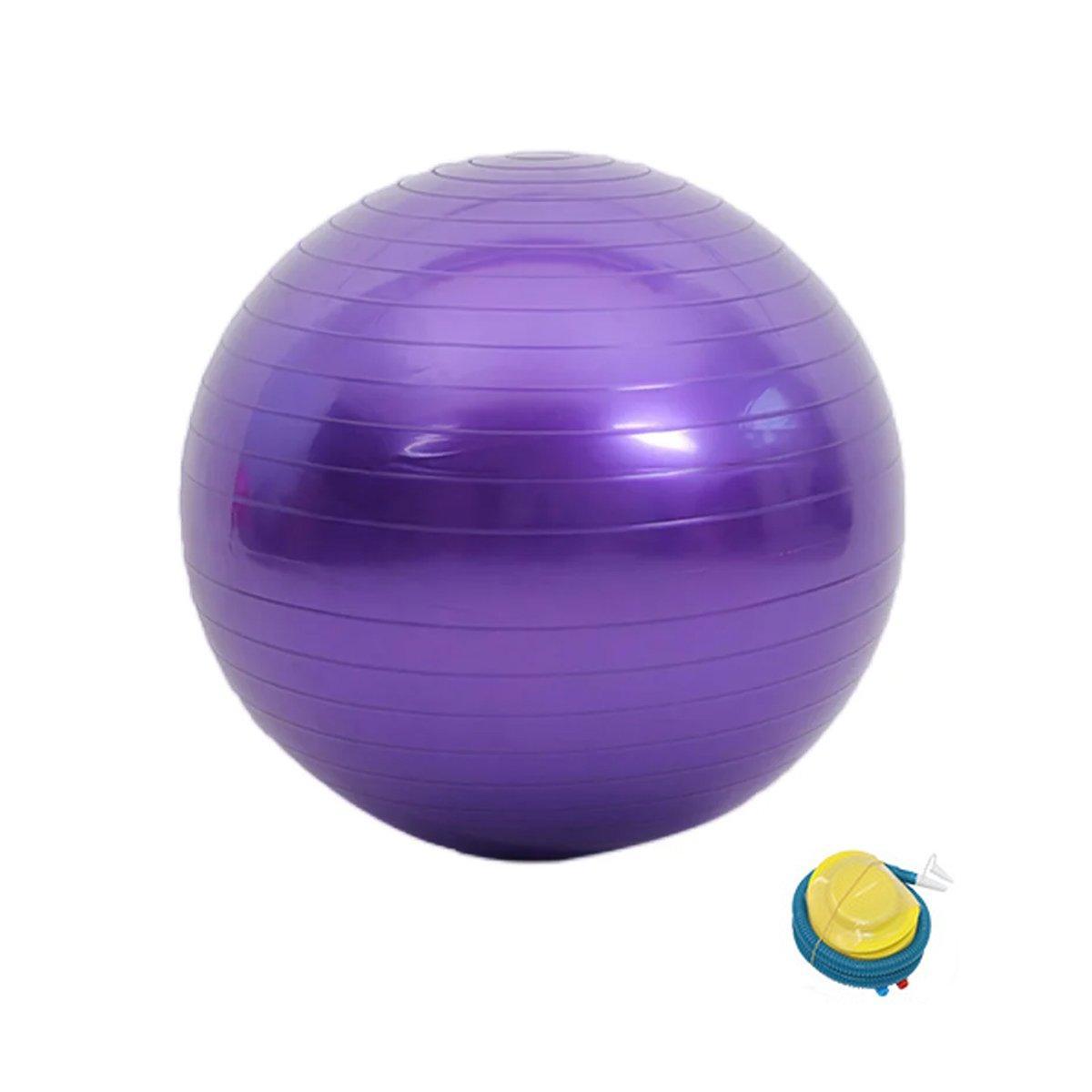 Explosion-Proof Thickened Inflatable Yoga Ball Massage Fitness Stability Ball - Blue - 65cm